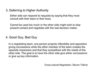 Cross cultural negotiation | PPT