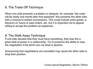 Cross cultural negotiation | PPT