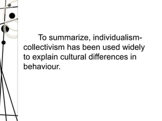 Cross-cultural Variability of Communication in Personal Relationships