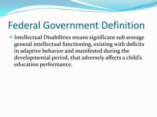 Manifested Disability Cross disabilitypresentation-edex792-2-20-12 | PPTX