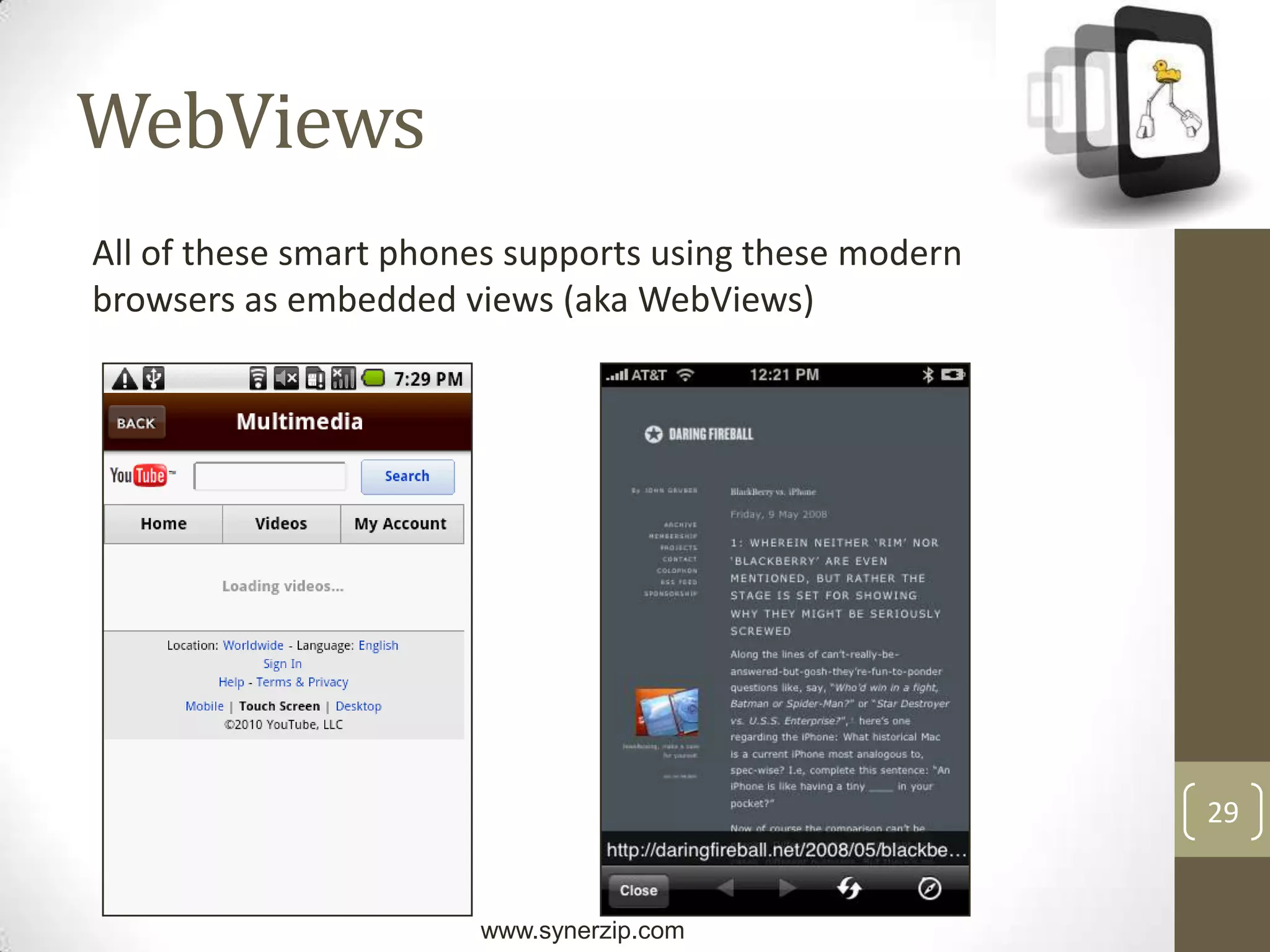 Only Few PlatformsWhen Not ToPerformance is not the main criteria