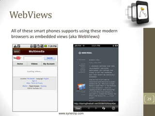 Only Few PlatformsWhen Not ToPerformance is not the main criteria