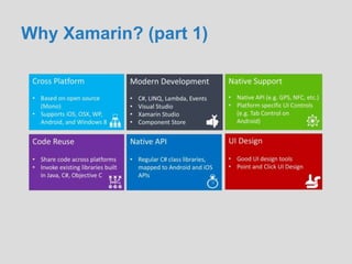 Why Xamarin? (part 1)
 
