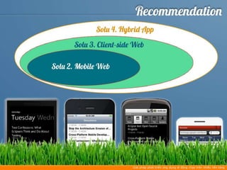 Cross platform mobile development - offline 06.01.2013