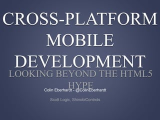 Cross platform mobile development - you tube videos