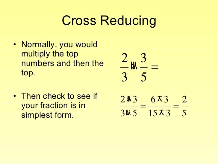 Cross Reducing