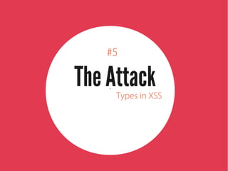 `
#5
The AttackTypes in XSS
 