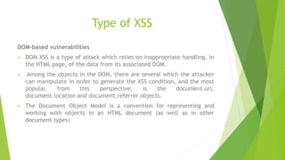 Cross Site Scripting Defense Presentation | PPTX