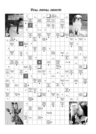 Усы, лапы, хвост
 