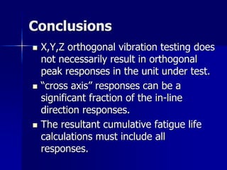 Cross Axis Test Cross axis vibration | PDF