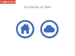 On-premise vs. Saas
 
