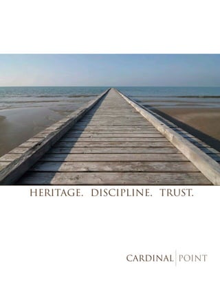 heritage. discipline. trust.
 
