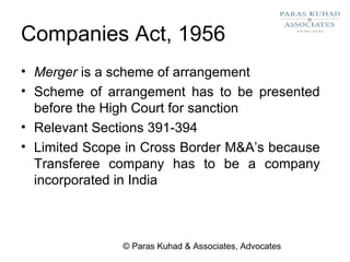 Cross border mergers & acquisitions | PPT
