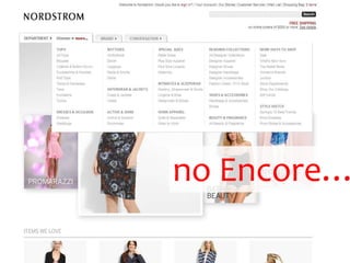 no Encore…