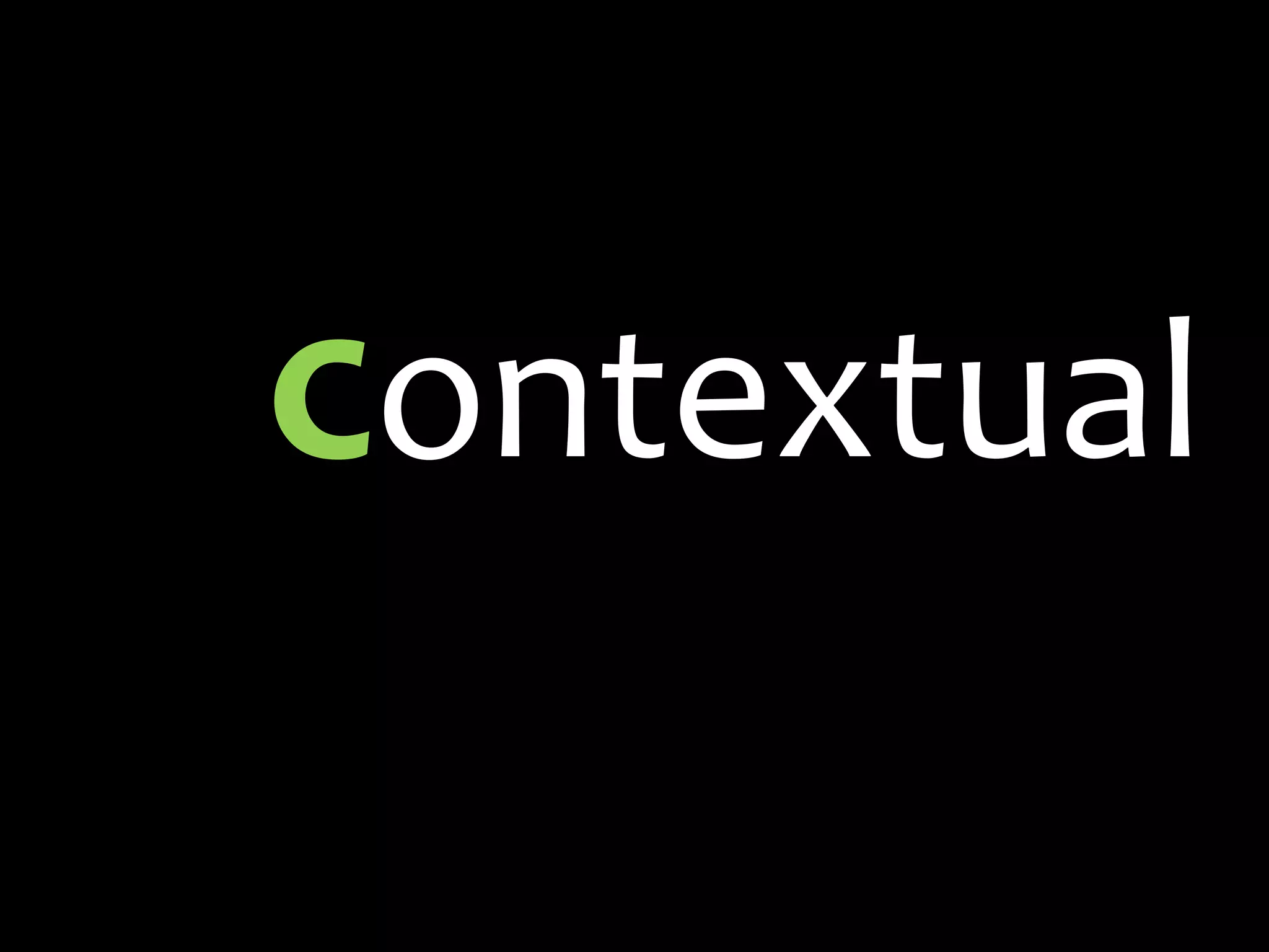 contextual