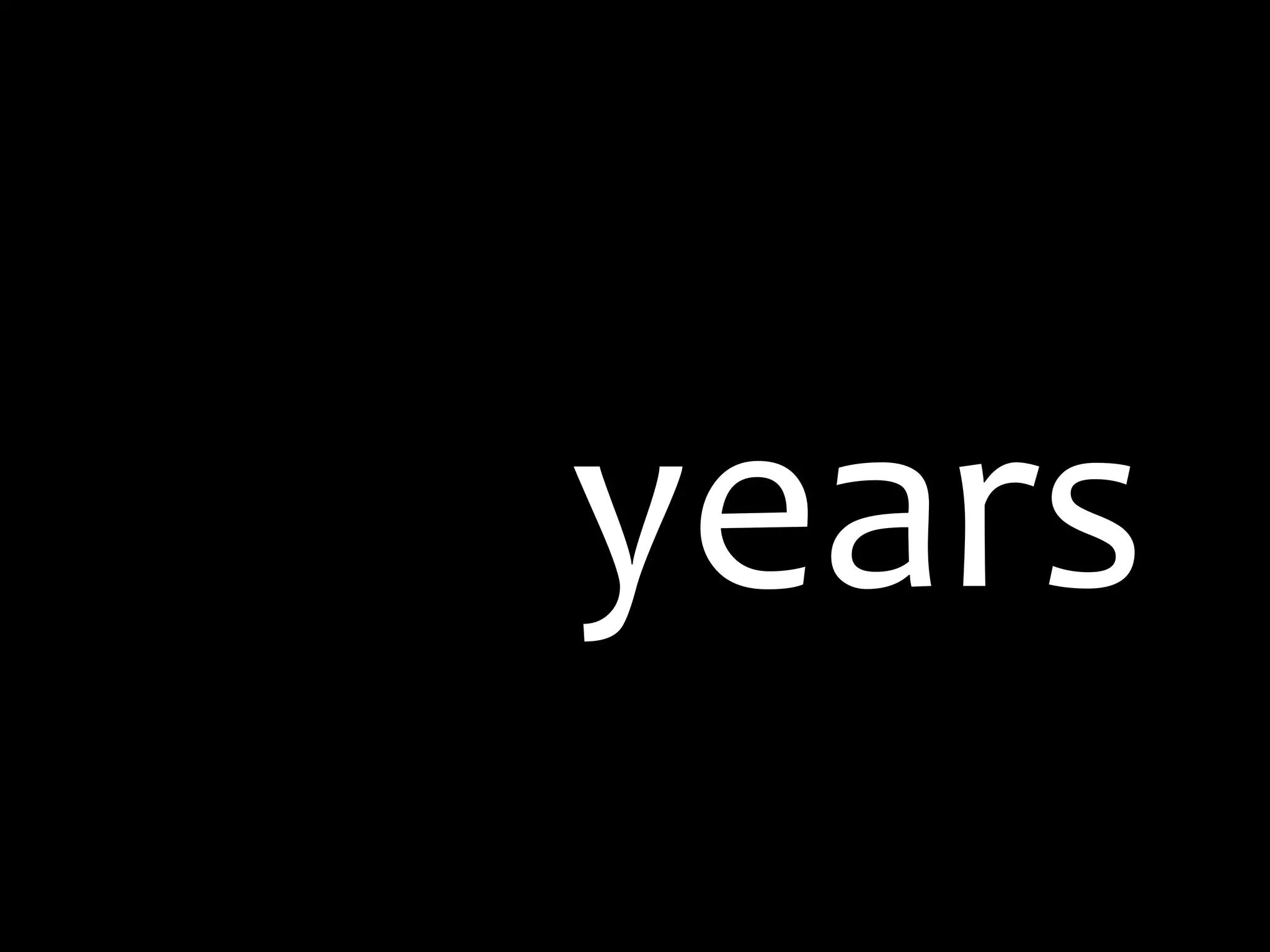 years
