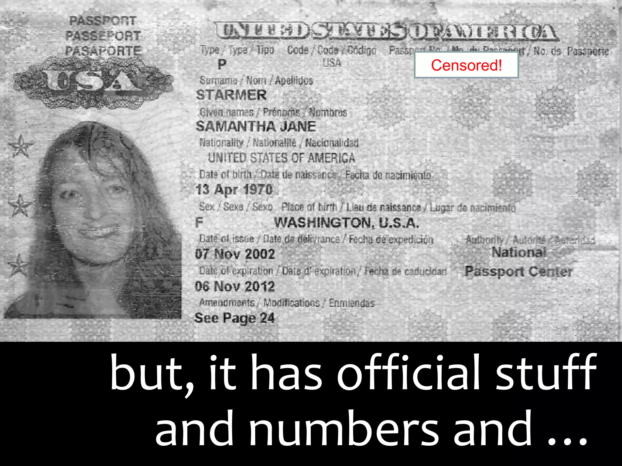 Censored!but, it has official stuff and numbers and …