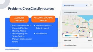 CrossClassify - AI Fraud Prevention Tool | PDF
