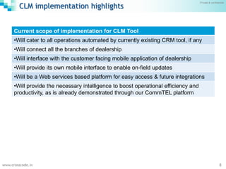 Customer Lifecycle Management (CLM) Platform | PPTX