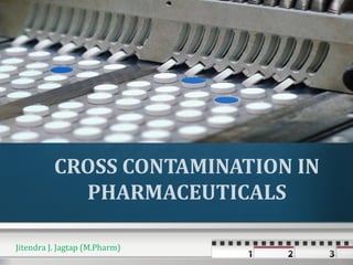 Your logo
Click to add title
CROSS CONTAMINATION IN
PHARMACEUTICALS
Jitendra J. Jagtap (M.Pharm)
 