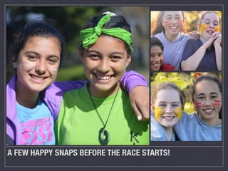A FEW HAPPY SNAPS BEFORE THE RACE STARTS!
 