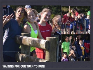 WAITING FOR OUR TURN TO RUN!
 