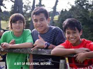 A BIT OF RELAXING, BEFORE…
 