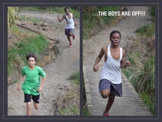 …THE BOYS ARE OFF!!!
 