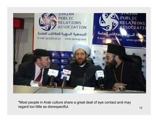 Arab Communication Cross cultural comm | PDF