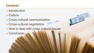 Cross cultural issues in international marketing | PPTX