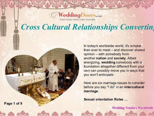 Cross cultural dating christian