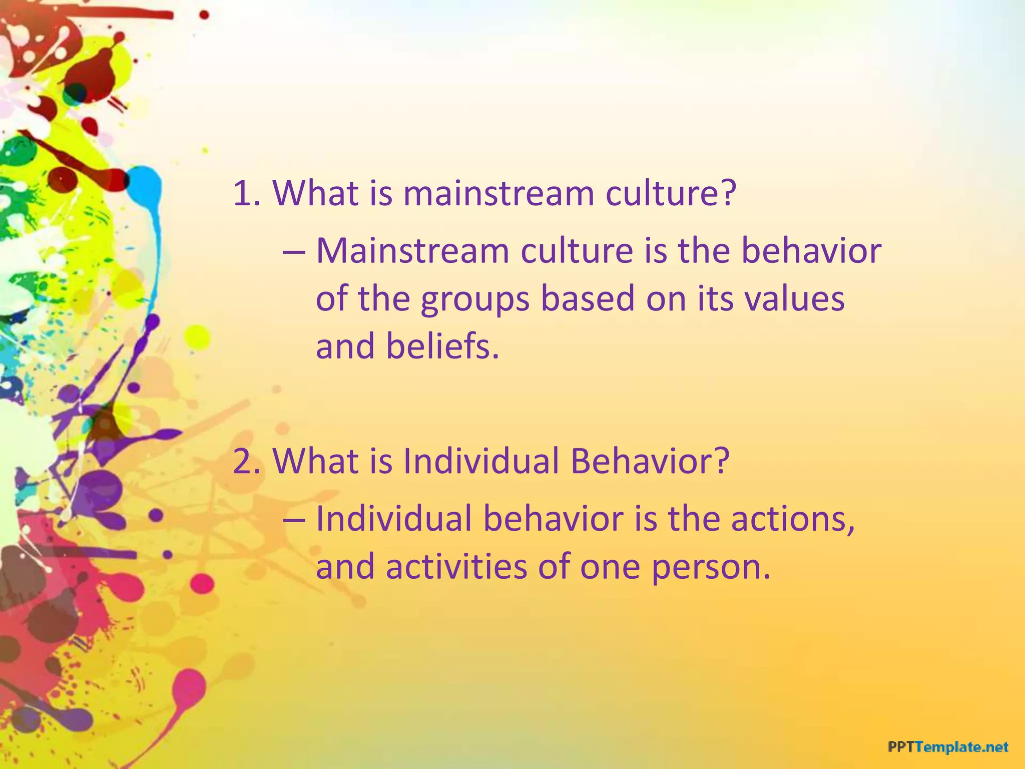 Cross cultural understanding (contact with america) | PPTX