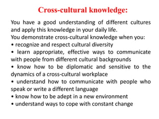 Cross culture dynamics