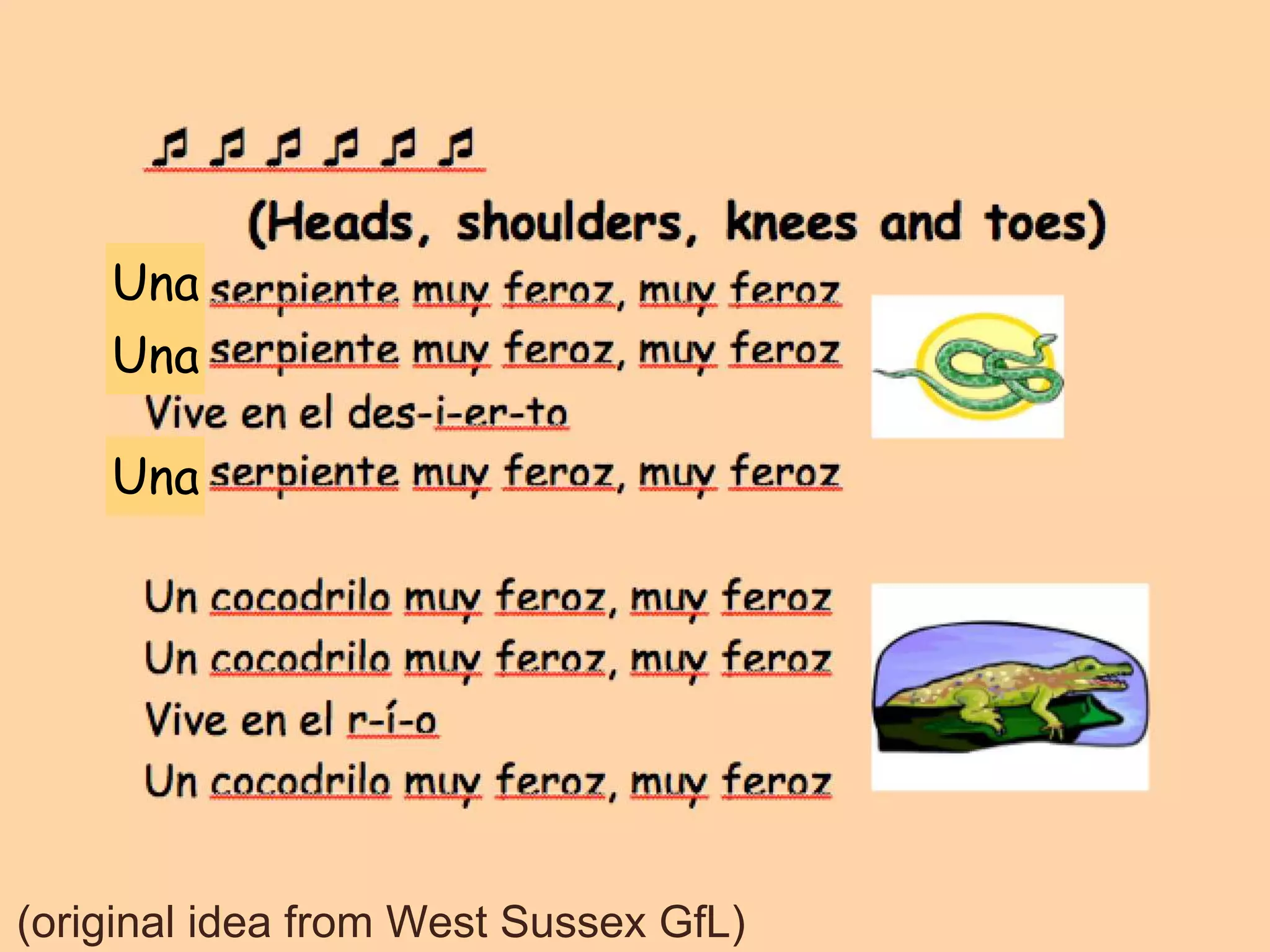 Una
Una
Una
(original idea from West Sussex GfL)
 