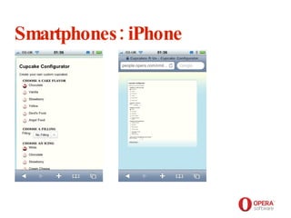 Opera Software Smartphones: iPhone 