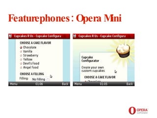 Opera Software Featurephones: Opera Mini 