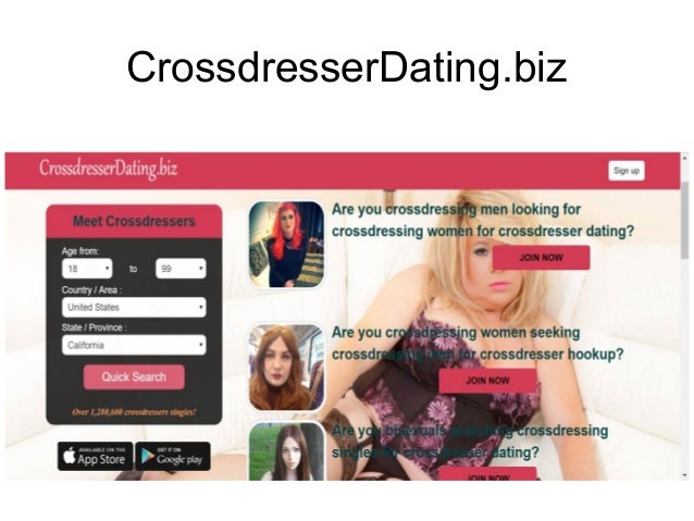 Dating site crossdresser Free online