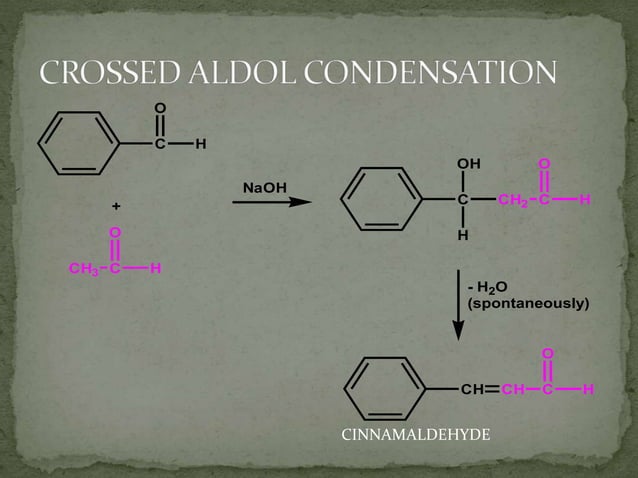 Crossed aldol condensation | PPTX