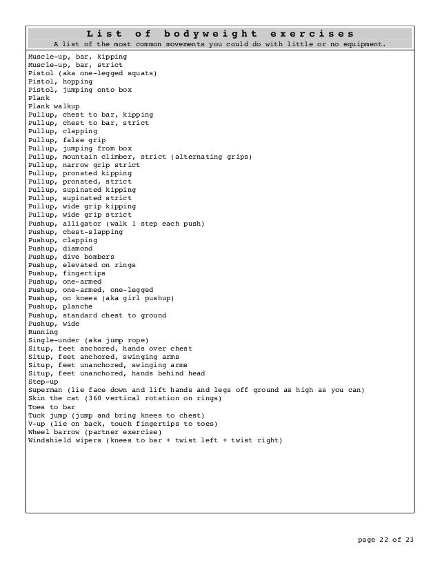 Crossfit Metcon Workouts List EOUA Blog