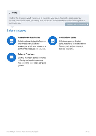 CrossFit Gym Business Plan Example Template | PDF