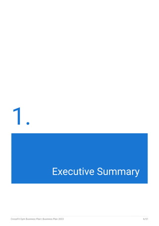 CrossFit Gym Business Plan Example Template | PDF