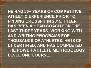 Cross fit gym | PPTX