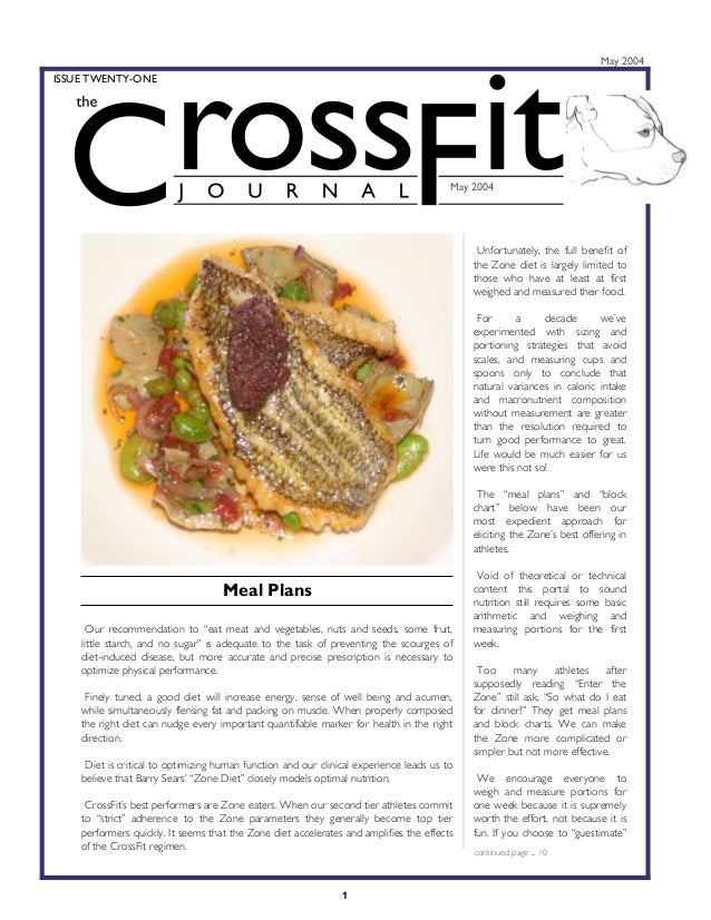 Meal plans by Crossfit