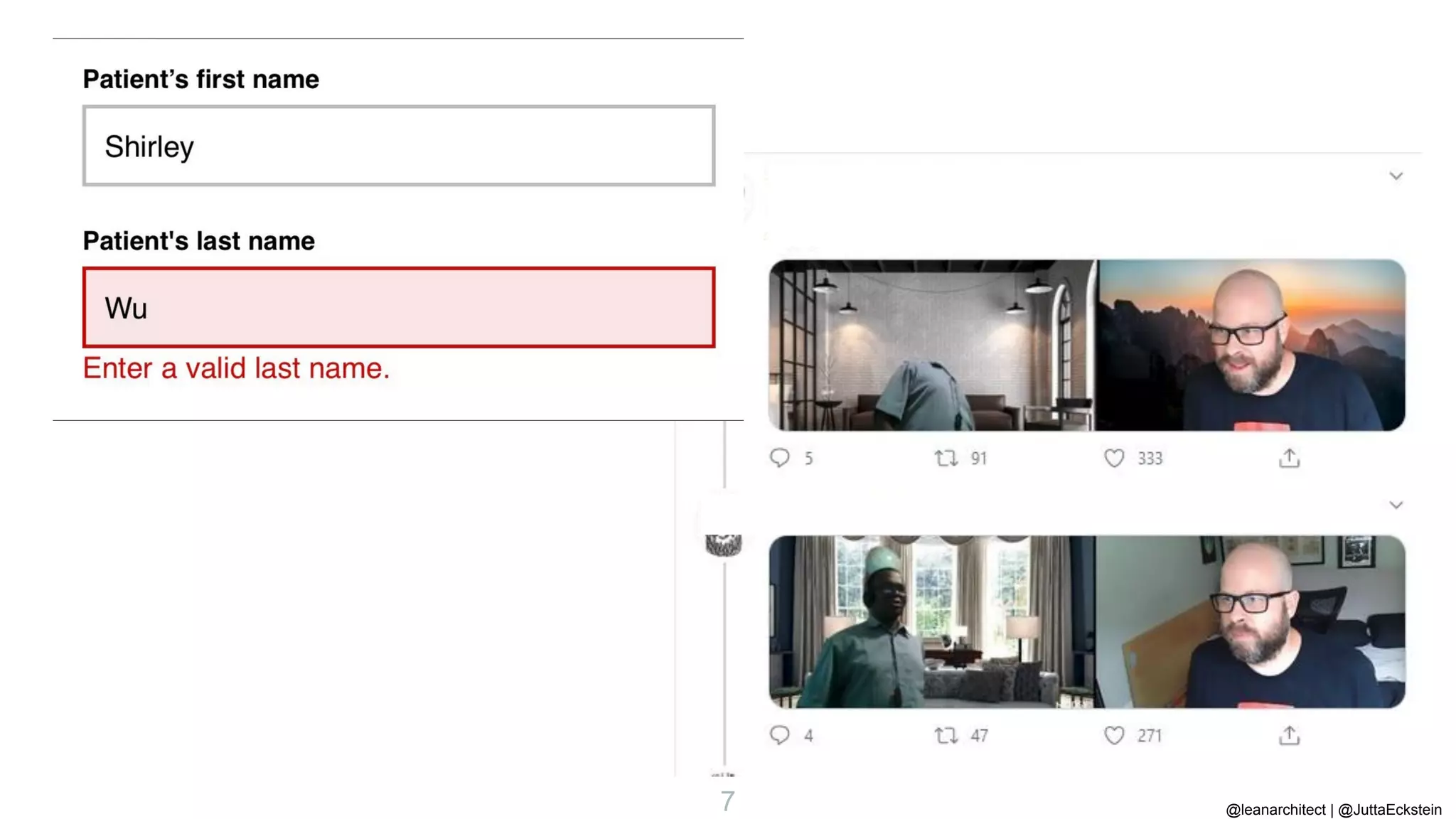 @leanarchitect | @JuttaEckstein
7
 