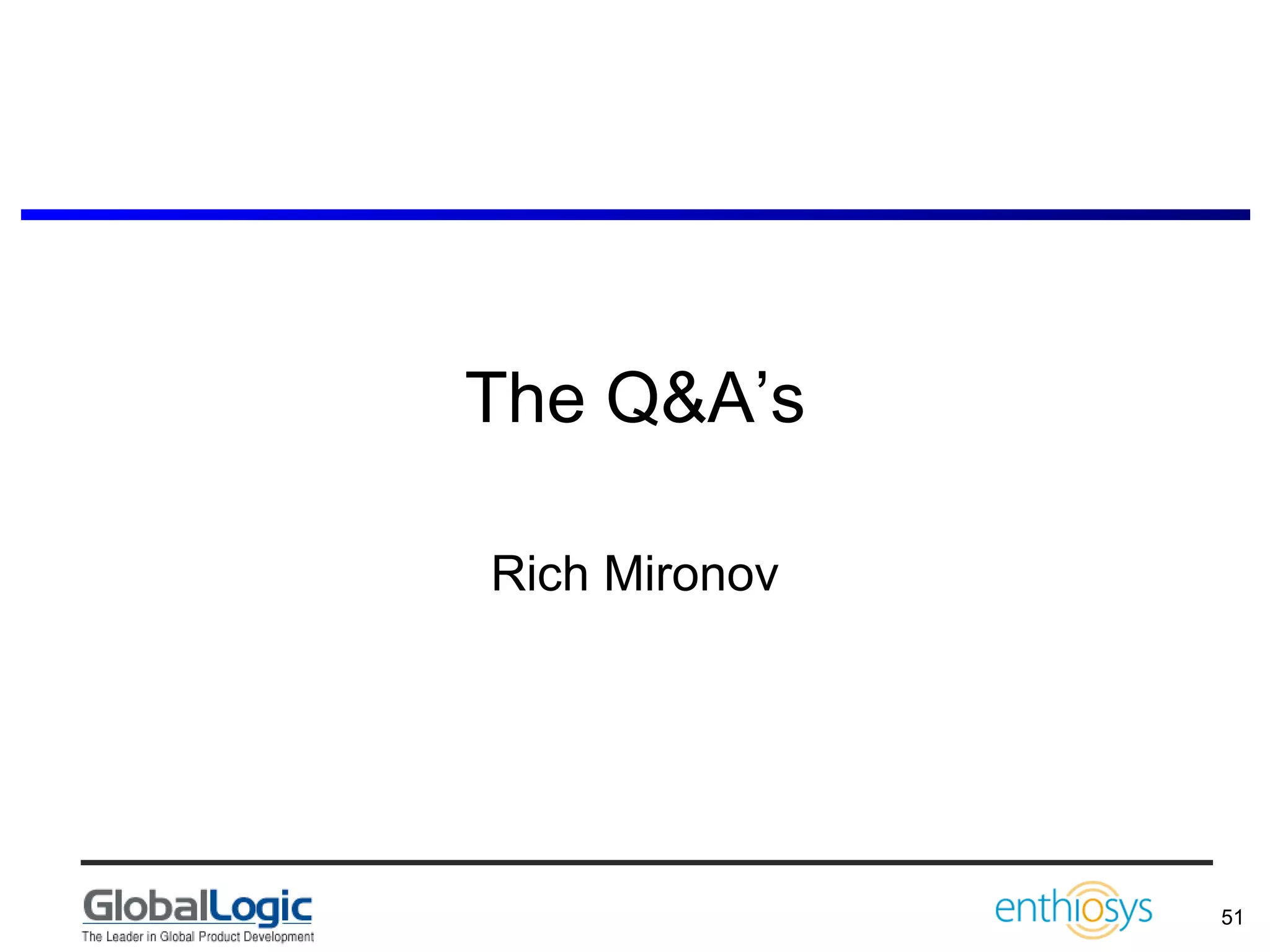 The Q&A’s Rich Mironov 