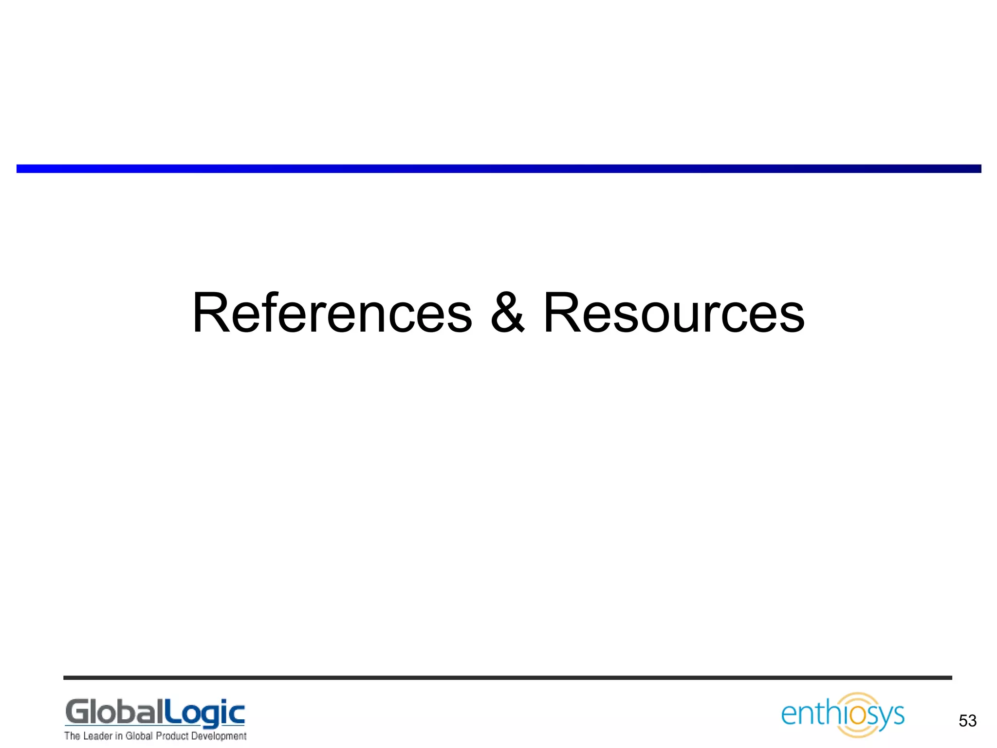 References & Resources 