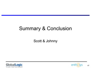 Summary & Conclusion Scott & Johnny 