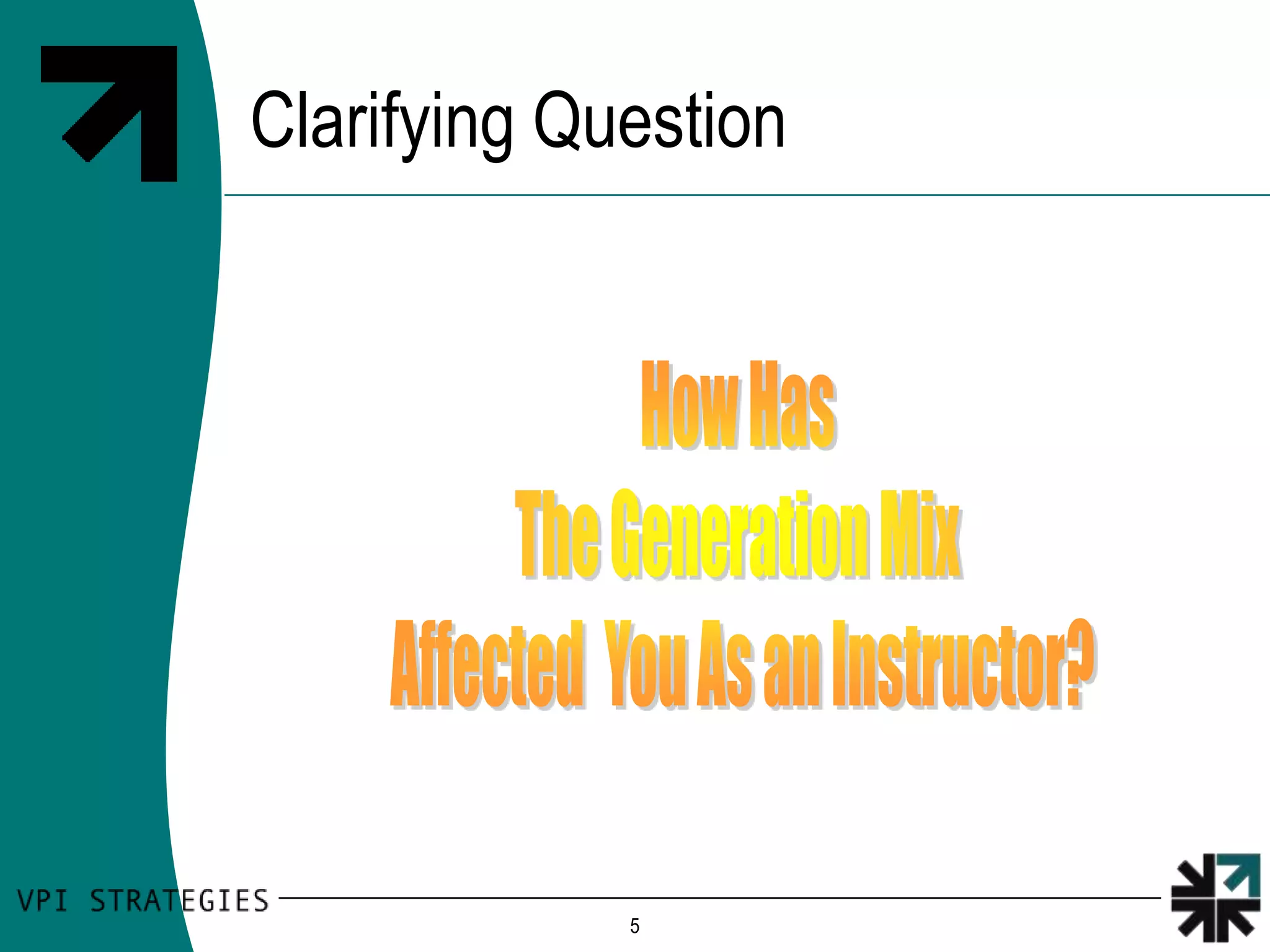 Clarifying Question




             5
 
