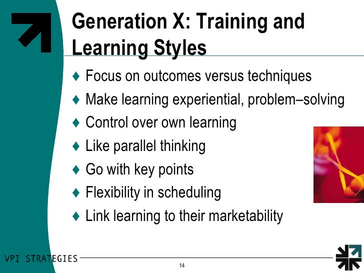 Cross Generation Learning Styles
