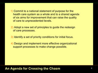 Crossing the quality chasm | PPT